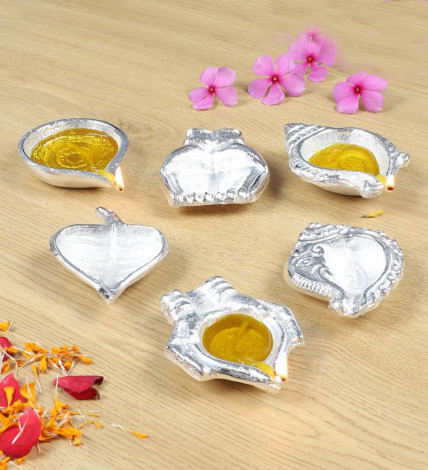 Aluminum Silver Dia Set of 6