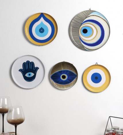 Evil Eye Meena Wall Art Set of 5
