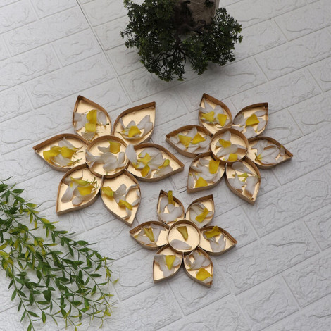 Flower Shape Urli Set of 3