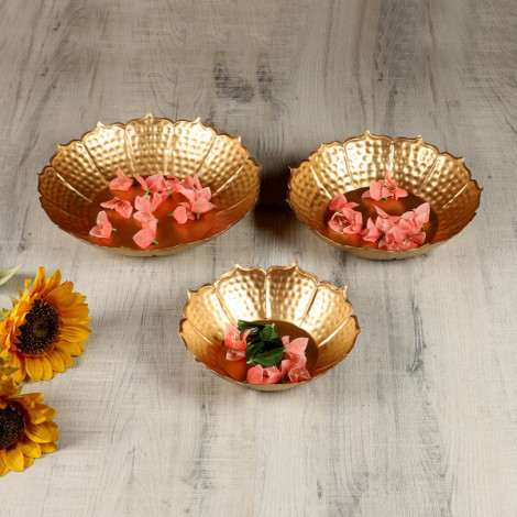 Sunflower Urli Set of 3