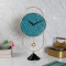Green & Gold Oval Table Clock