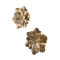Gold Hammered Flower Wall Décor Set of 2