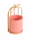 Bird Cage Pink Ceramic Server