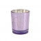 Purple Glass Votive Set of 4