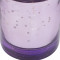 Purple Glass Votive Set of 4