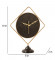 Black & Gold Square Table Clock