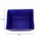 Blue Square Snacks Bowl Set of 3