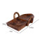 Boat Shape Mangowood Snacks Platter Set of 9