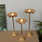 Small Six Flower Leaves Detachable Tealight Holder Set of 3