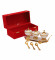 Aluminium Gold & White Dry Fruits Trolley
