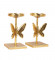 Aluminium Butterfly Candle Stand Set of 2