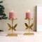 Aluminium Butterfly Candle Stand Set of 2