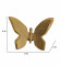 Aluminium Butterfly Wall Art Set of 5