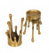 Melting Drops Candle Stand Set of 2