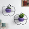Wall Hanging Purple Apple Planter Set of 2