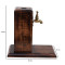 Wood & Brass Scotch Dispenser