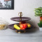 Purple Ceramic Double Layer Platter