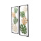 Green, Gold & White Maple Leaves Wall Decor Set of 2