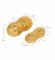 Peanut Platter Set of 2
