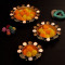 Peacock Uruli With Tealight Set of 3