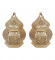 Hanging Hut Lantern Tealight Holder Set of 2