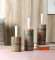 Mangowood & Resin Pillar Candle Stand Set of 3