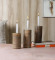 Mangowood Pillar Candle Stand Set of 3
