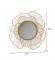 Gold Flower Shape Wall Mirror