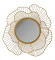 Gold Flower Shape Wall Mirror