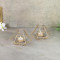 Small Wired Diamond Tealight Holder Set of 2