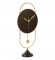 Black & Gold Oval Table Clock