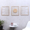 Sun Metall Wall Decor Set of 3