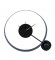 Black Round Ball Table Clock