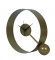 Gold Round Ball Table Clock