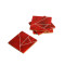 Red & WHite Resin COaster Set of 4
