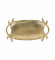 Gold Leaf Aluminium Tray