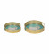 Round Green Pichwai Tray Set of 2