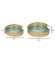 Round Green Pichwai Tray Set of 2