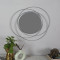 Double Wired Round Wall Mirror