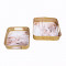PInk & Gold Wavy Design Tray Set of 2