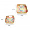 Multicolor Triangle Tray Set of 2
