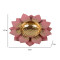 Pink & Gold Flower Urli